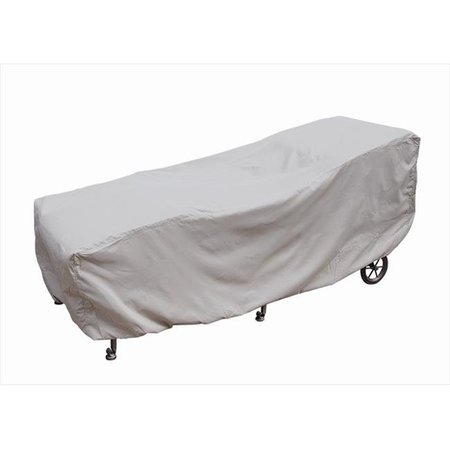 GAN EDEN 84 in. Large Chaise Lounge Cover  Grey GA124488